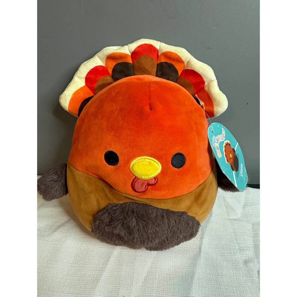 Squishmallows Ulana the Turkey 8 Inch Harvest Squad Plush NWT Thanksgiving